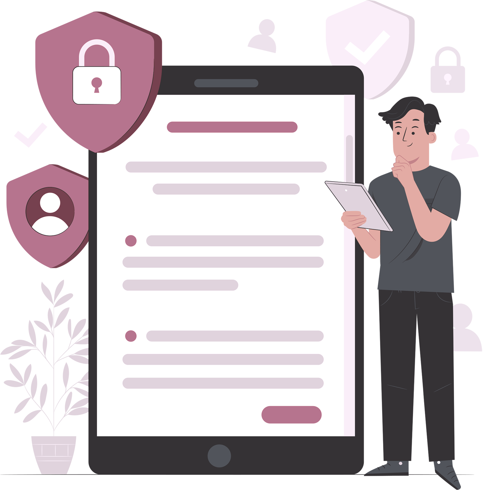 investigador revisando un documento académico para aprender cómo citar una tesis en formato APA